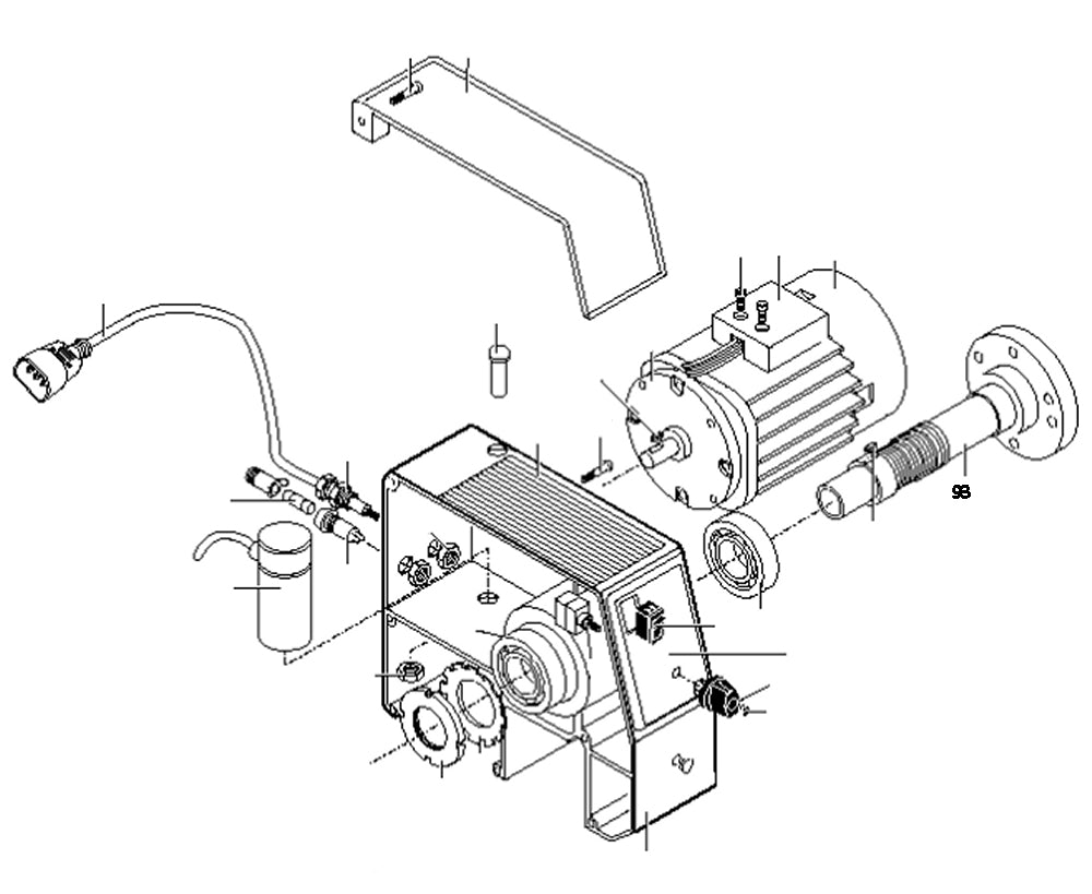PROXXON 24500-01-93 Hauptspindel für Drehmaschine PD400 CNC