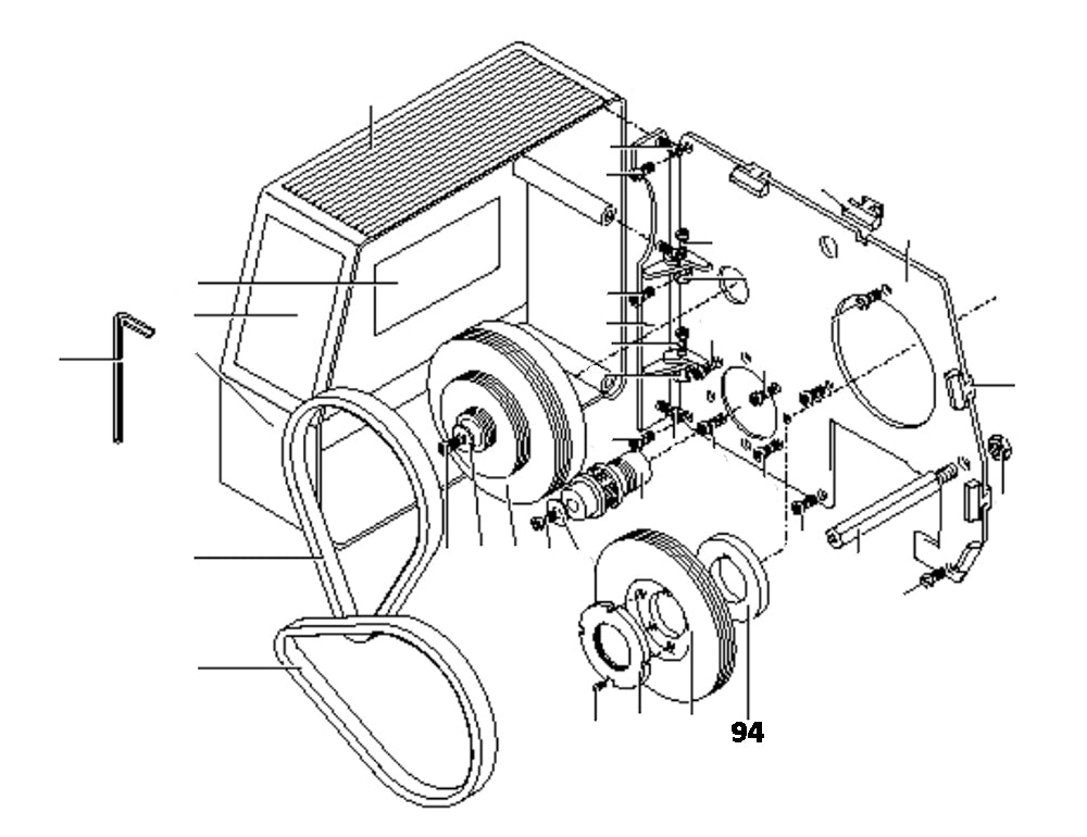 PROXXON 24500-01-94 Distanzring für Drehmaschine PD400 CNC