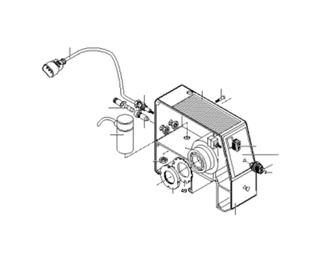 PROXXON 24500-03-49 Abdeckung für Drehmaschine PD400 CNC