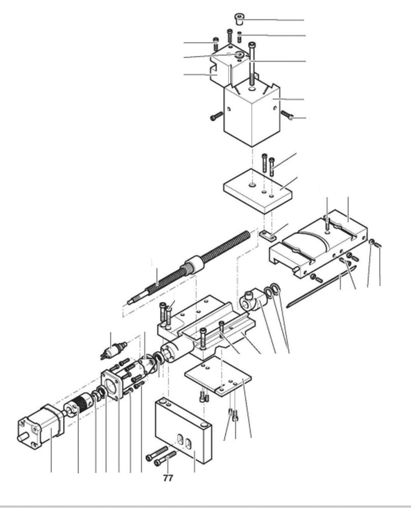 PROXXON 24500-03-77 Schraube für Drehmaschine PD400 CNC