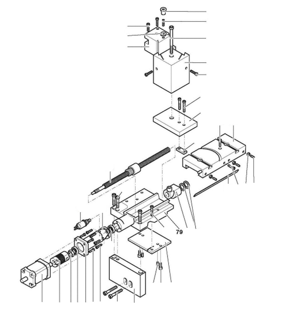 PROXXON 24500-03-79 Support für Drehmaschine PD400 CNC
