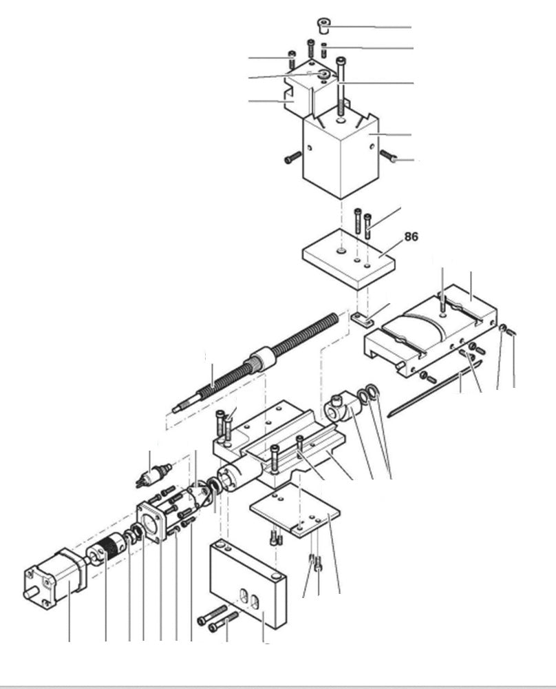 PROXXON 24500-03-86 Platte für Drehmaschine PD400 CNC
