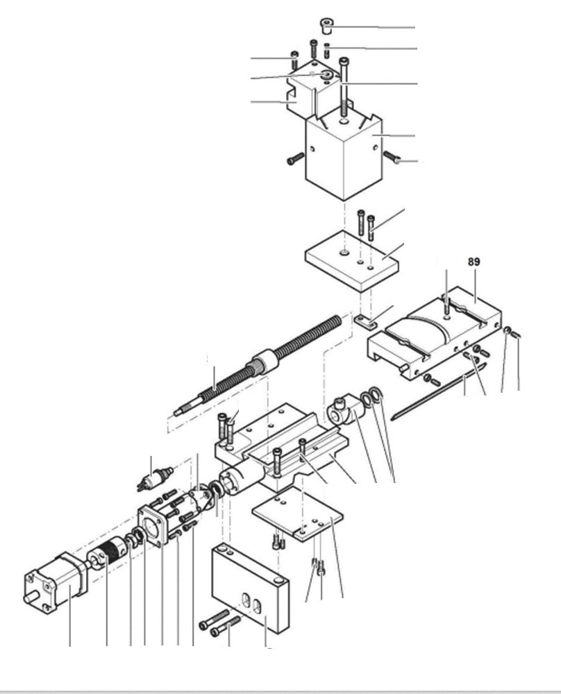 PROXXON 24500-03-89 Schlitten für Drehmaschine PD400 CNC