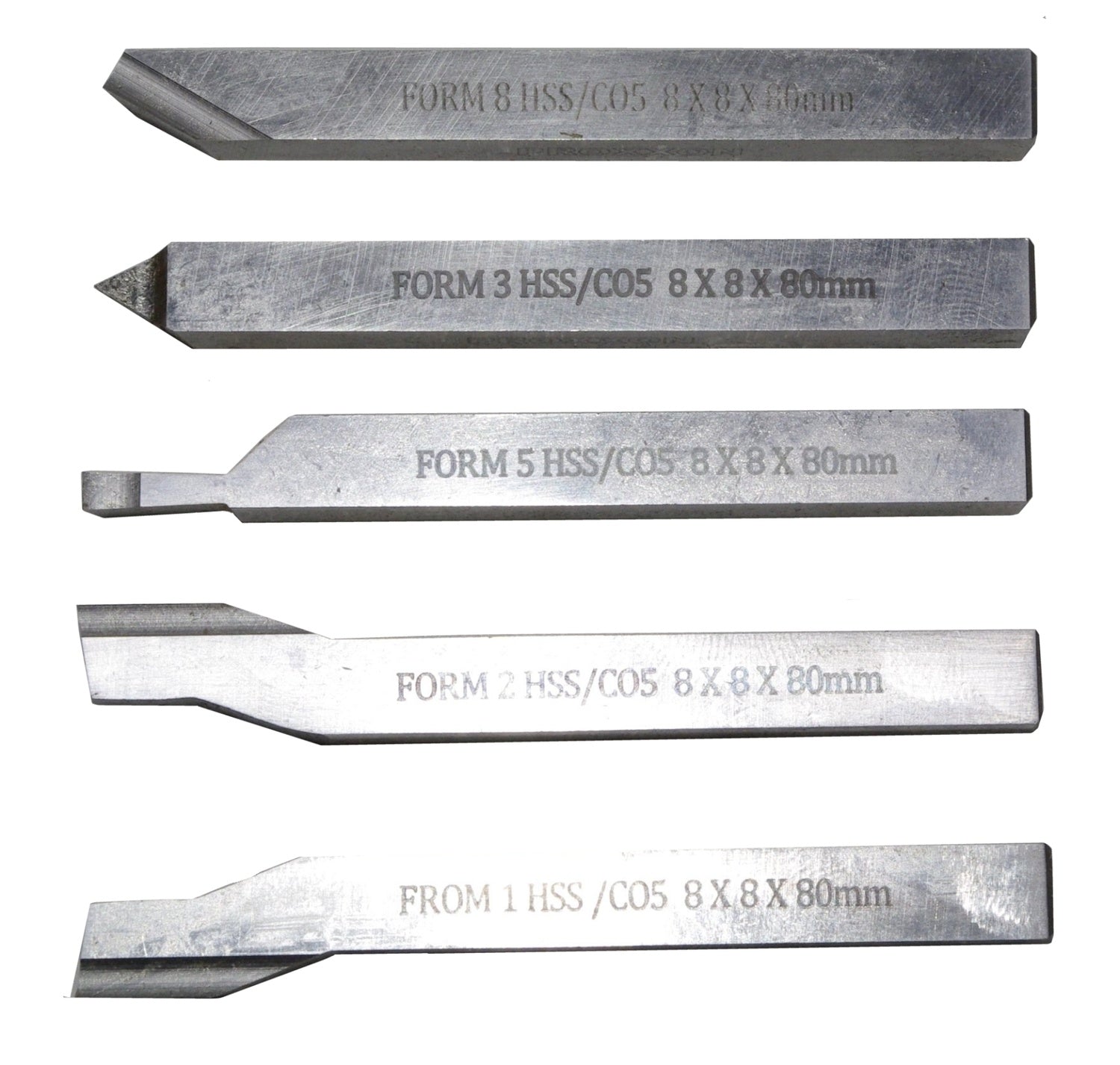 PROXXON 24530 Satz Drehstähle aus HSS Stahl 8x8mm für PD230/e & PD250/e