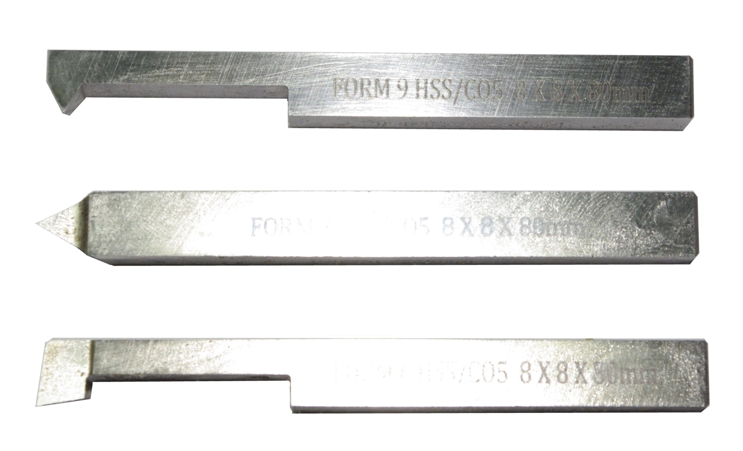 PROXXON 24540 Satz Drehstahl zum Gewindeschneiden 3teilig 8x8mm für PD230/e & PD250/e