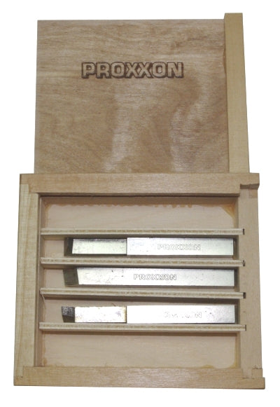 PROXXON 24540 Satz Drehstahl zum Gewindeschneiden 3teilig 8x8mm für PD230/e & PD250/e
