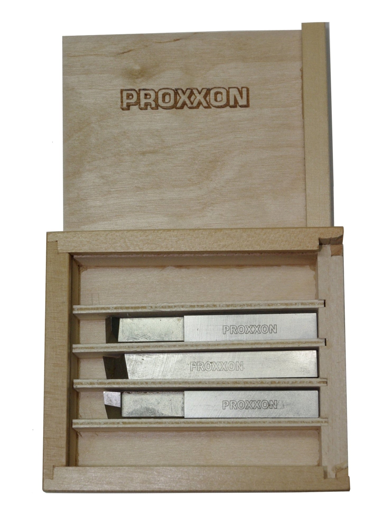 PROXXON 24552 Satz HSS Drehstahlsatz zum Gewindeschneiden 10x10mm PD400 3teilig