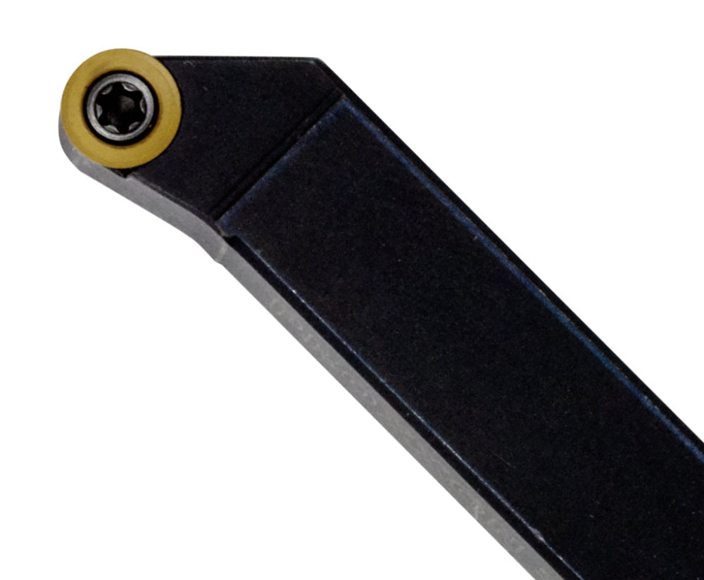 PROXXON 24562 Stahlhalter 10x10 abgewinkelt mit Hartmetall Wendeplatten für PD 400