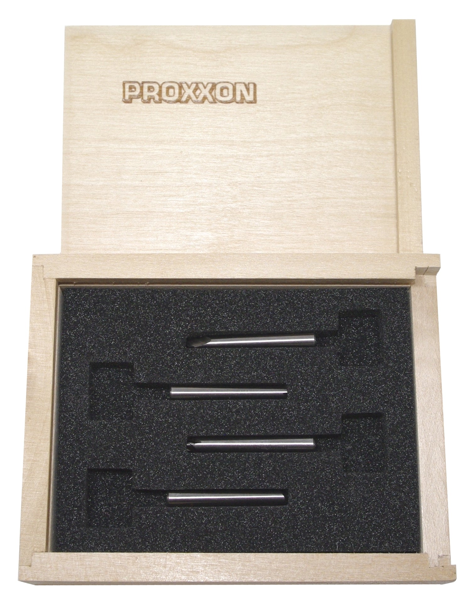 PROXXON 24610 Satz HSS Schaftfräser 2 - 3 - 4 - 5mm mit Schaft Ø6mm