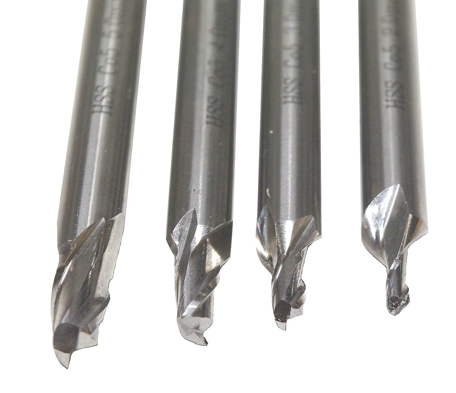 PROXXON 24610 Satz HSS Schaftfräser 2 - 3 - 4 - 5mm mit Schaft Ø6mm