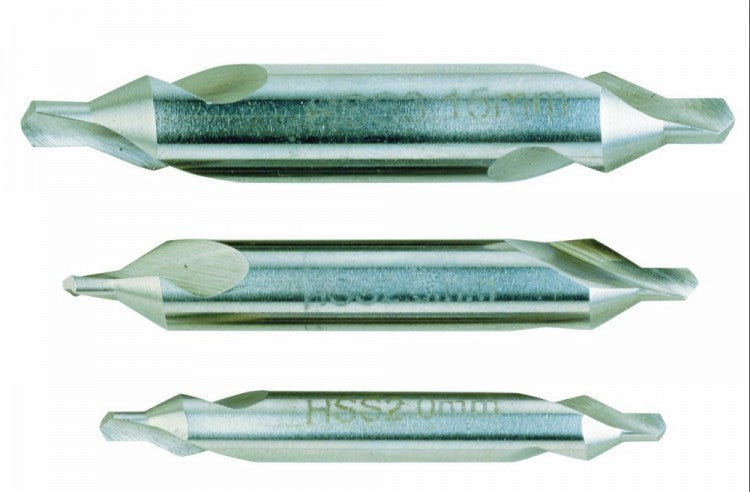 PROXXON 24630 Zentrierbohrersatz 3 teilig für PD250/e & PD230/e