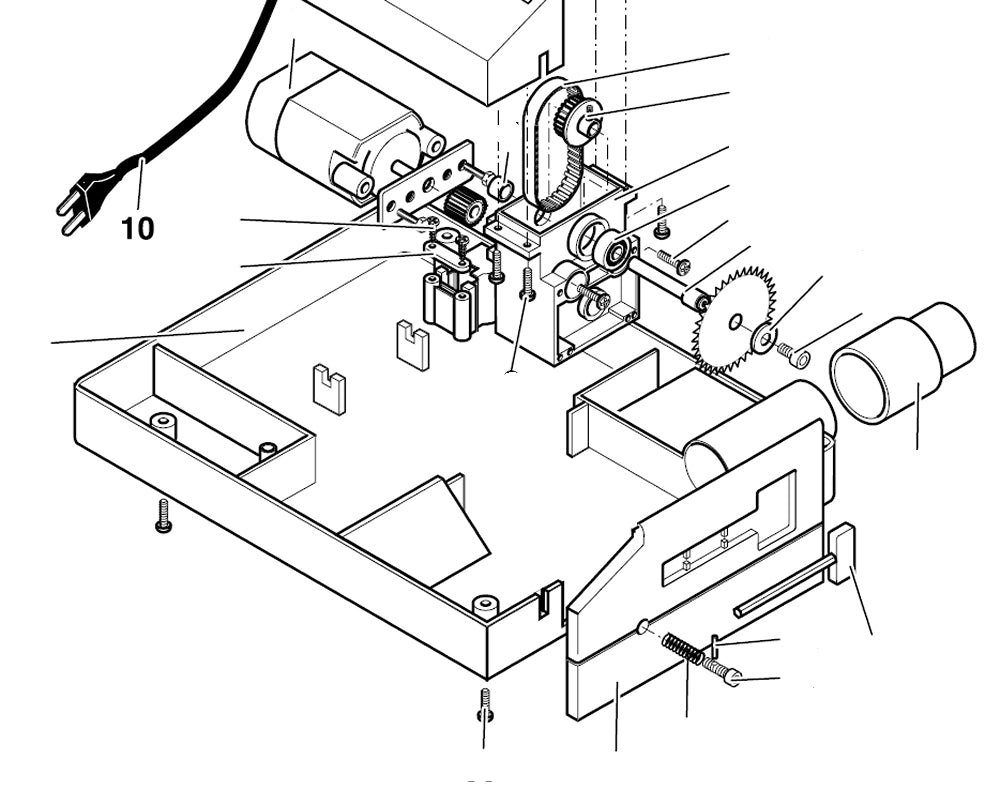 PROXXON 27006-10 230 Volt Anschlußkabel mit Stecker für Tischkreissäge KS230