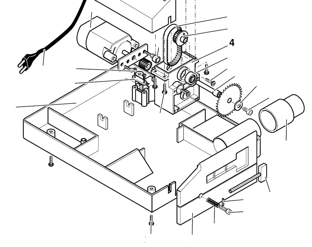 PROXXON 27006-04 Getriebegehäuse für Tischkreissäge KS230