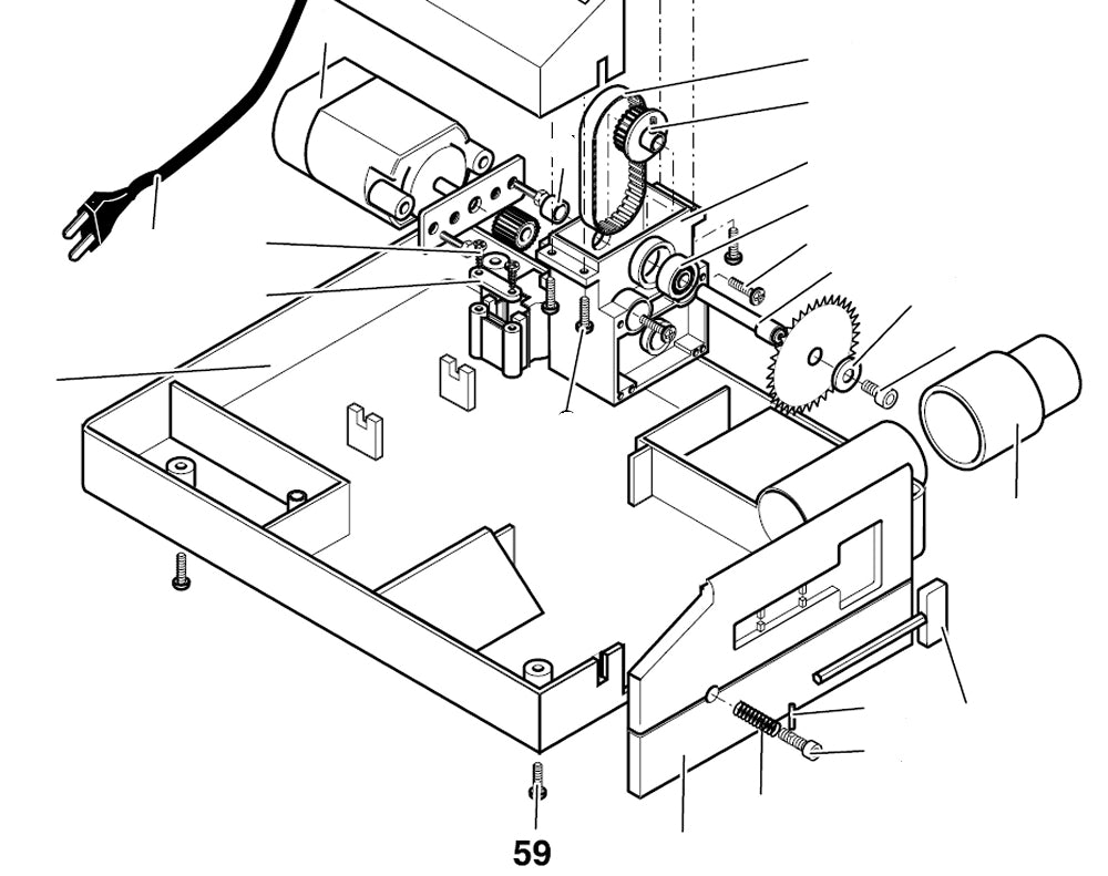 PROXXON 27006-59 Befestigungsschraube für Tischkreissäge KS230