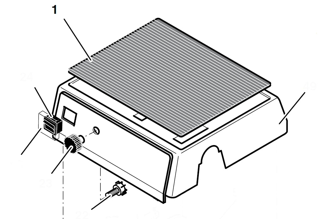PROXXON 27020-01 Abdeckmatte für Drechselbank DB250