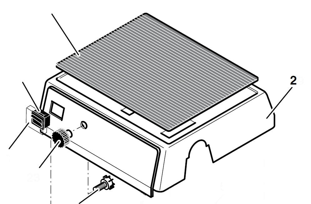 PROXXON 27020-02 obere Gehäusehälfte für Drechselbank DB250