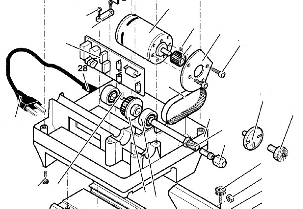 PROXXON 27020-28 Knickschutztülle für Drechselbank DB250