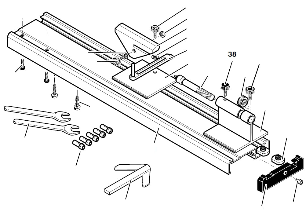 PROXXON 27020-38 Rändelschraube M3 für Drechselbank DB250