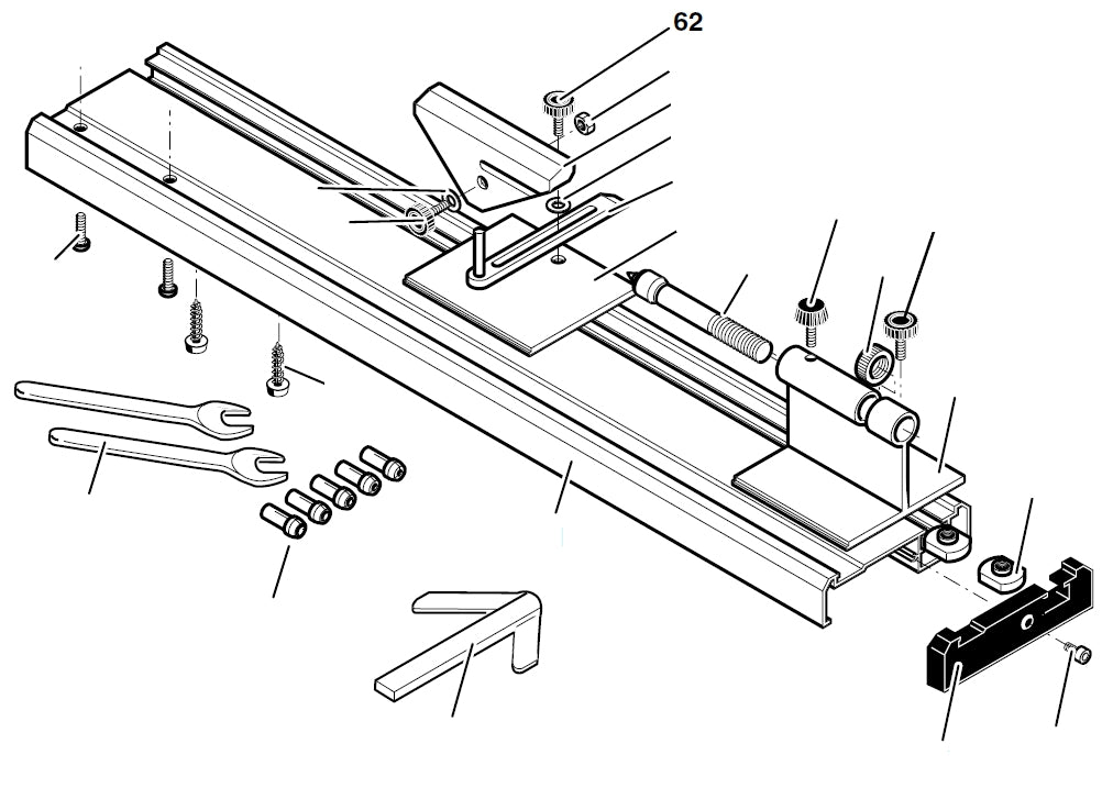 PROXXON 27020-62 Flügelschraube für Drechselbank DB250