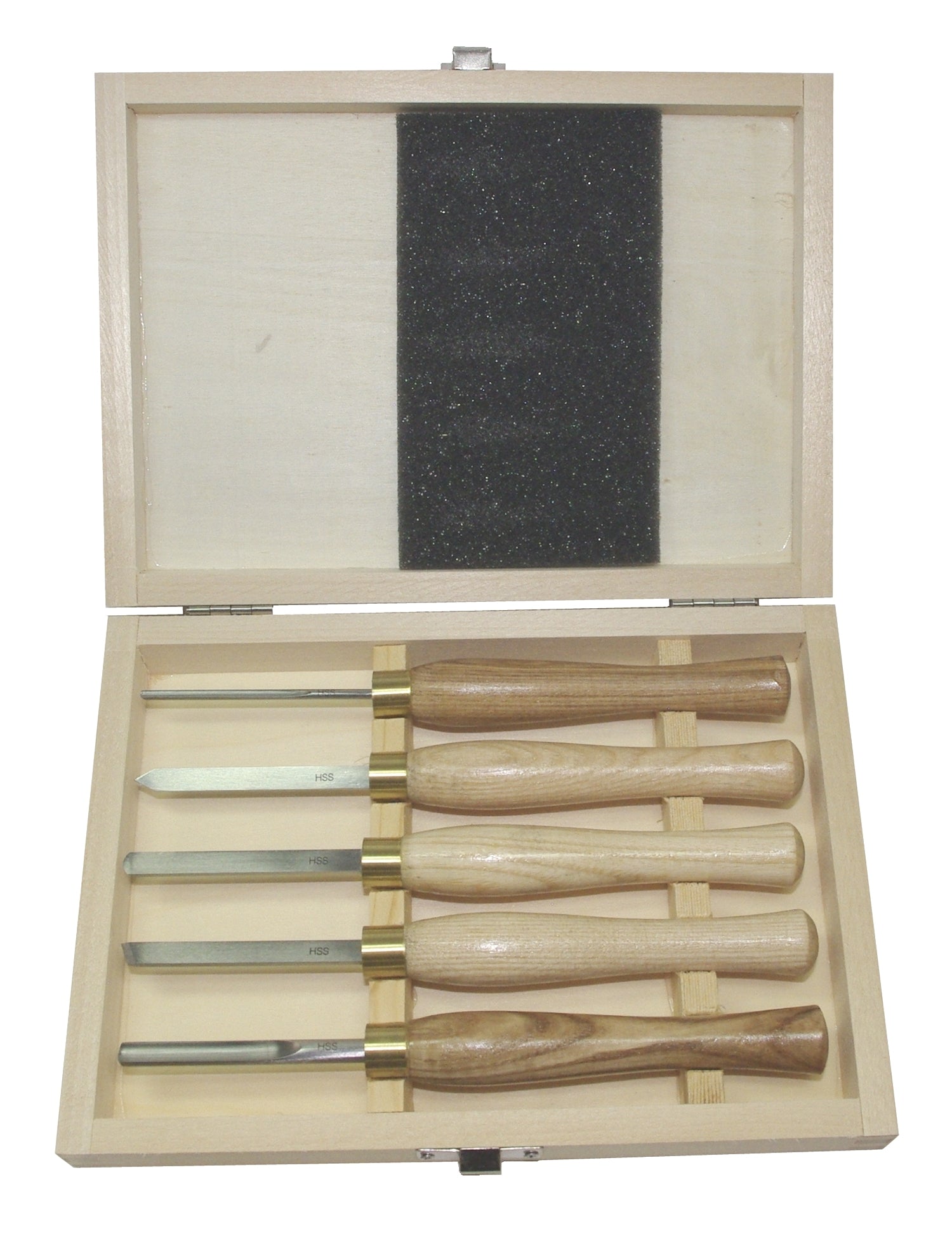 PROXXON 27023 Satz HSS Drechselmeißel für Drechselbank DB 250 5tlg