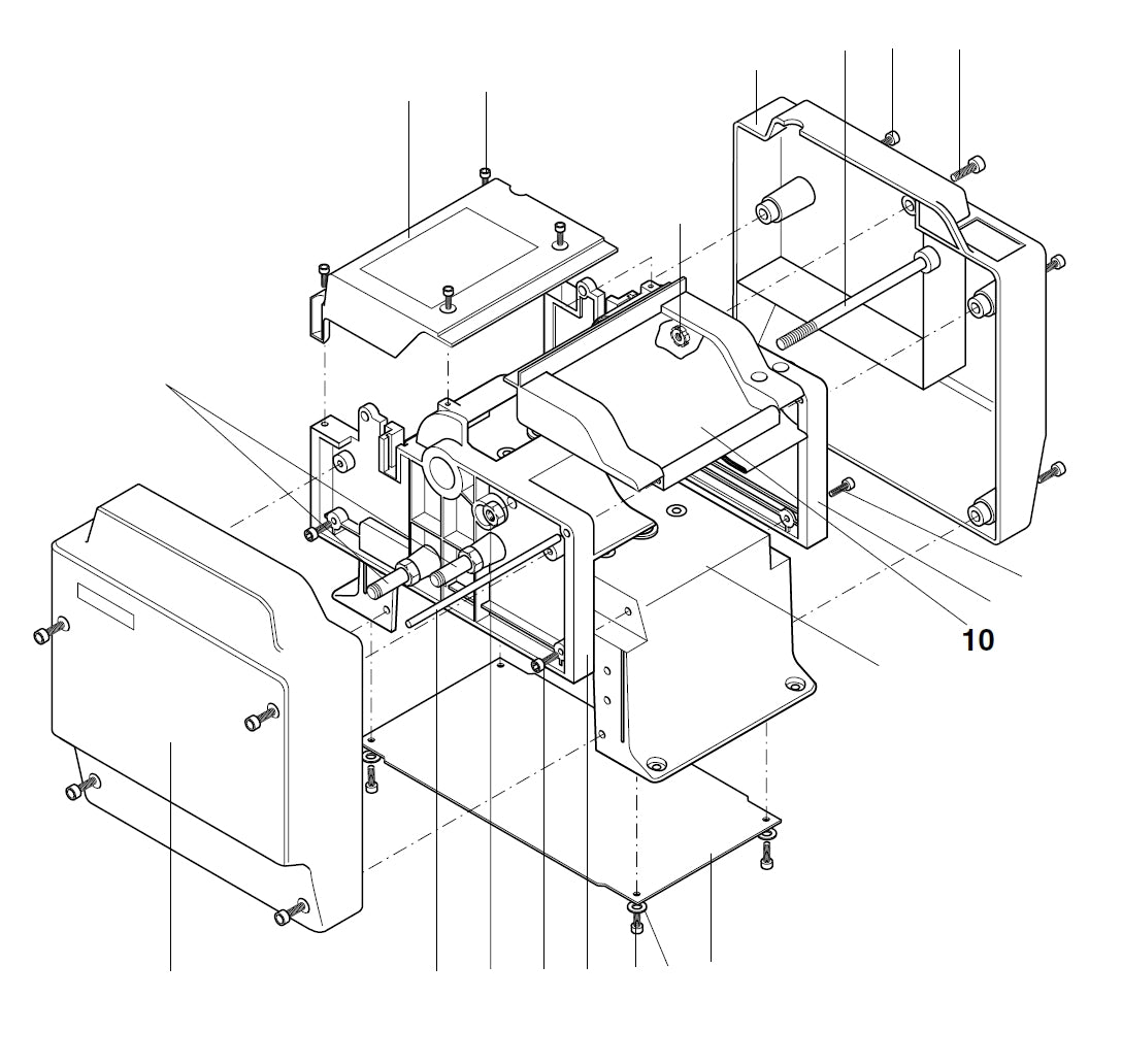 PROXXON 27040-02-03 Abdeckung für Spanauswurf für Dickenhobel DH40