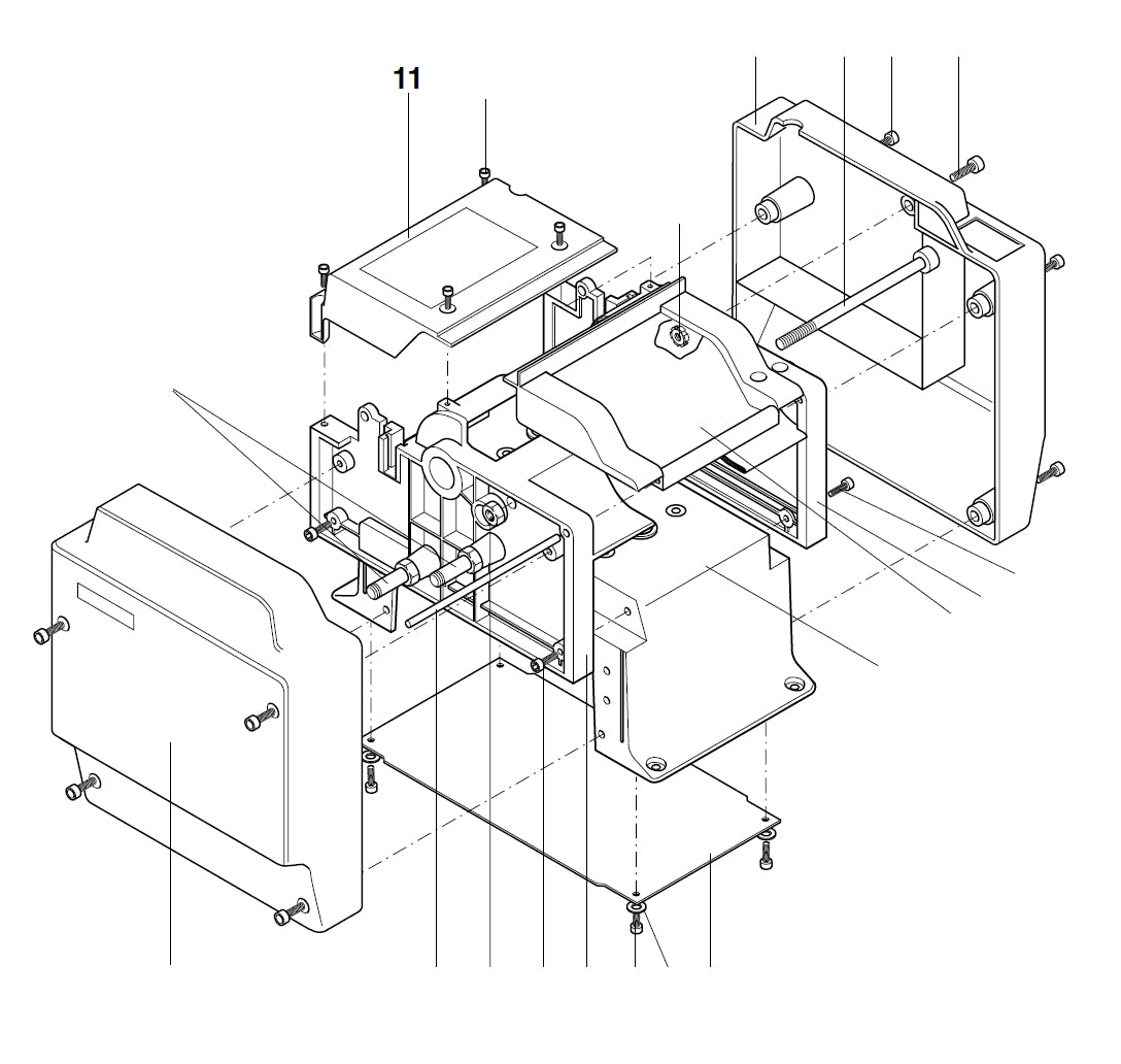 PROXXON 27040-02-04 Abdeckung für Einzug für Dickenhobel DH40