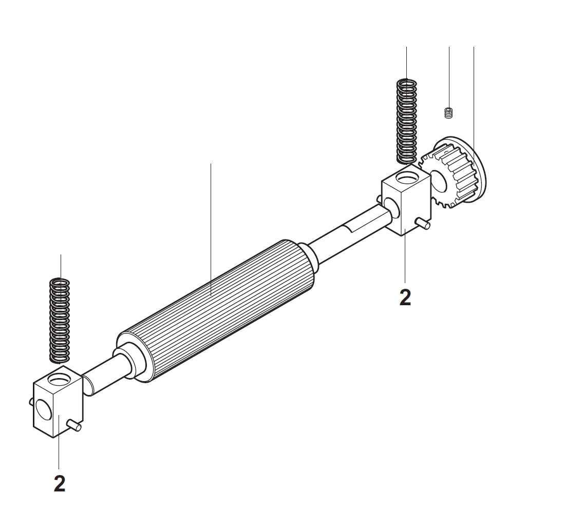 PROXXON 27040-03-02 bewegliche Buchse inkl. Zylinder und Buchse für Dickenhobel DH40