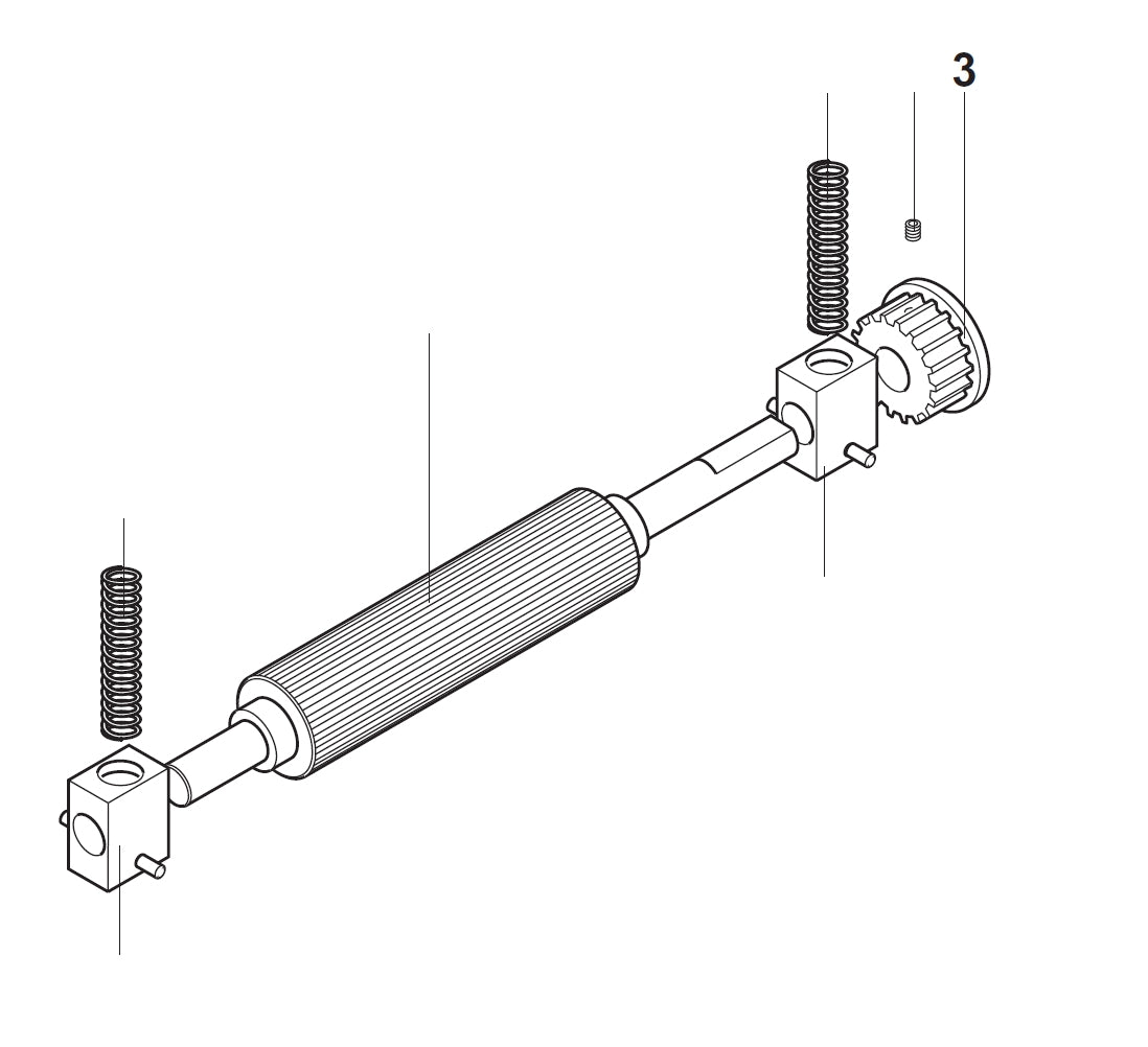 PROXXON 27040-03-03 Zahnriemenrad für Dickenhobel DH40