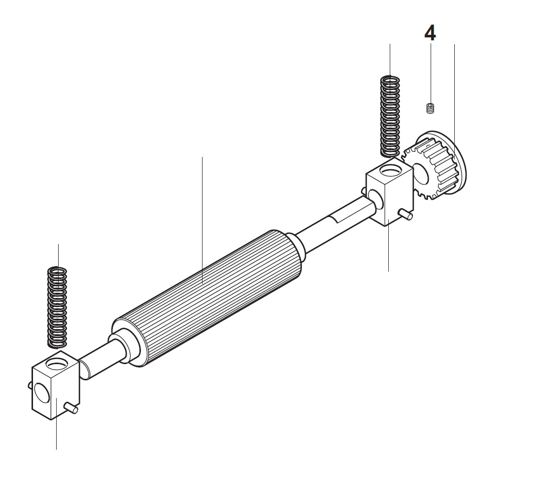 PROXXON 27040-03-04 Gewindestift für Dickenhobel DH40