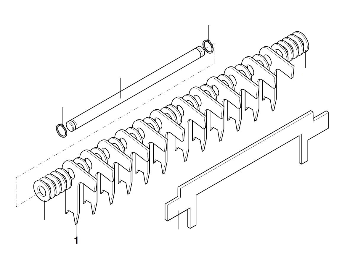PROXXON 27040-05-01 Rückschlagfinger für Dickenhobel DH40