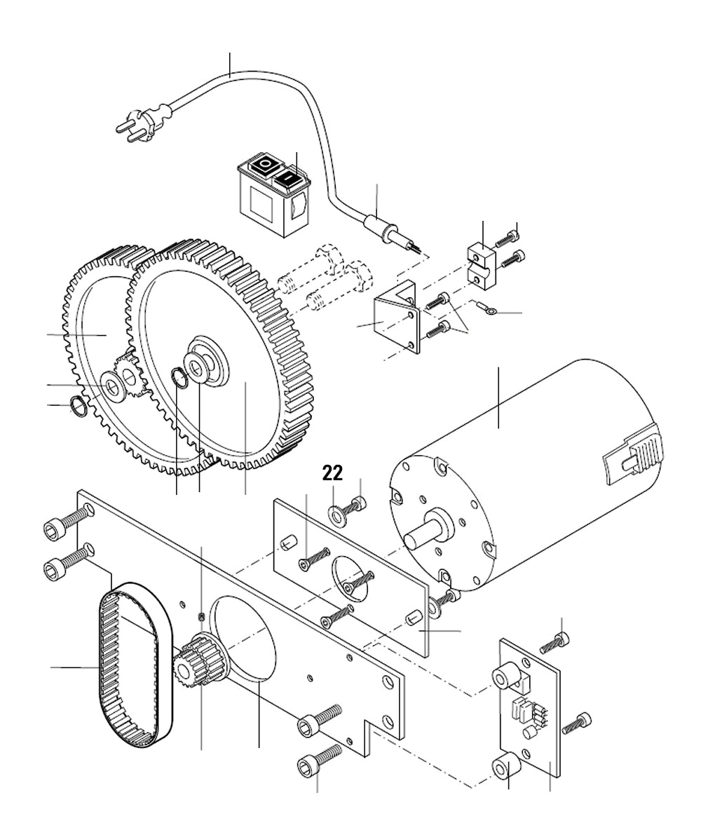 PROXXON 27040-07-22 Scheibe für Dickenhobel DH40