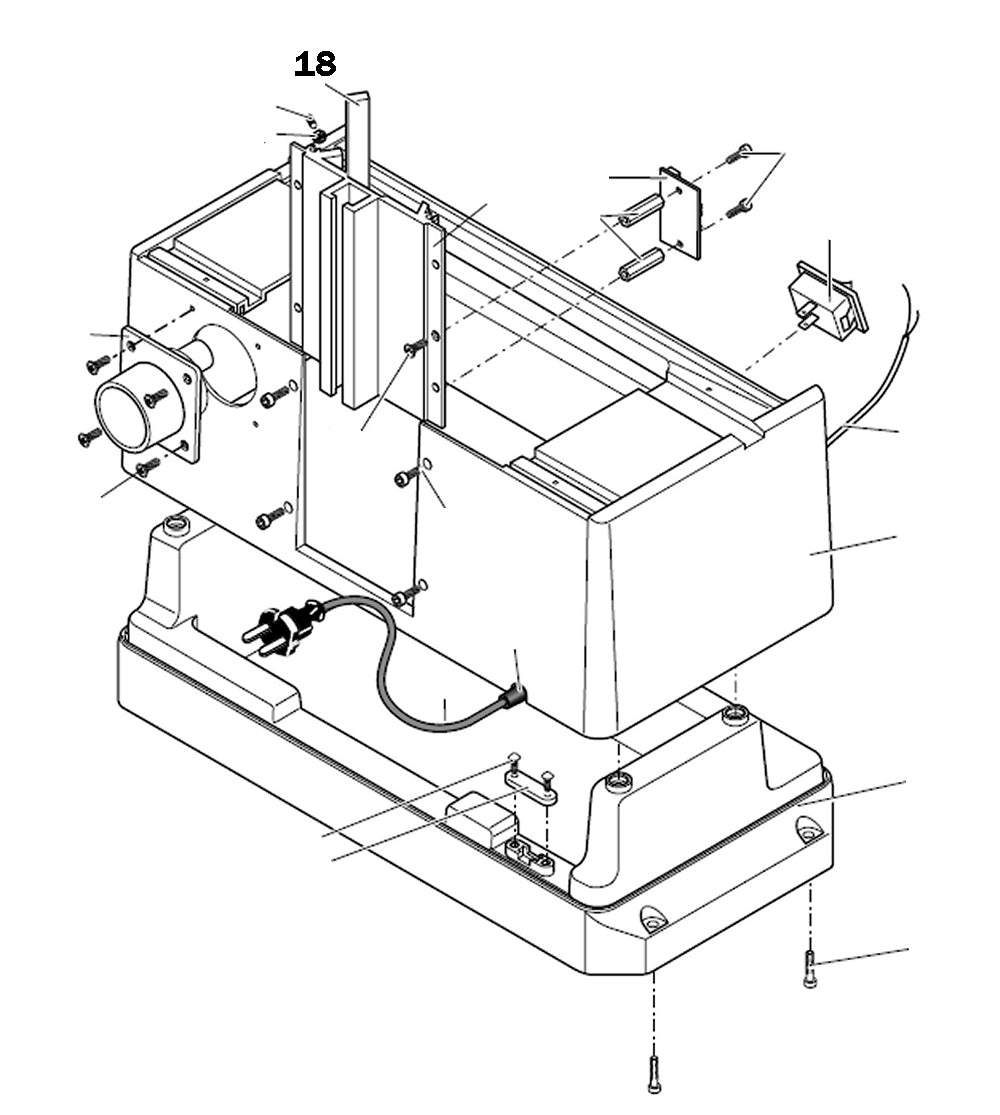 PROXXON 27050-18 Einstellblech für MICRO Profiliergerät MP400
