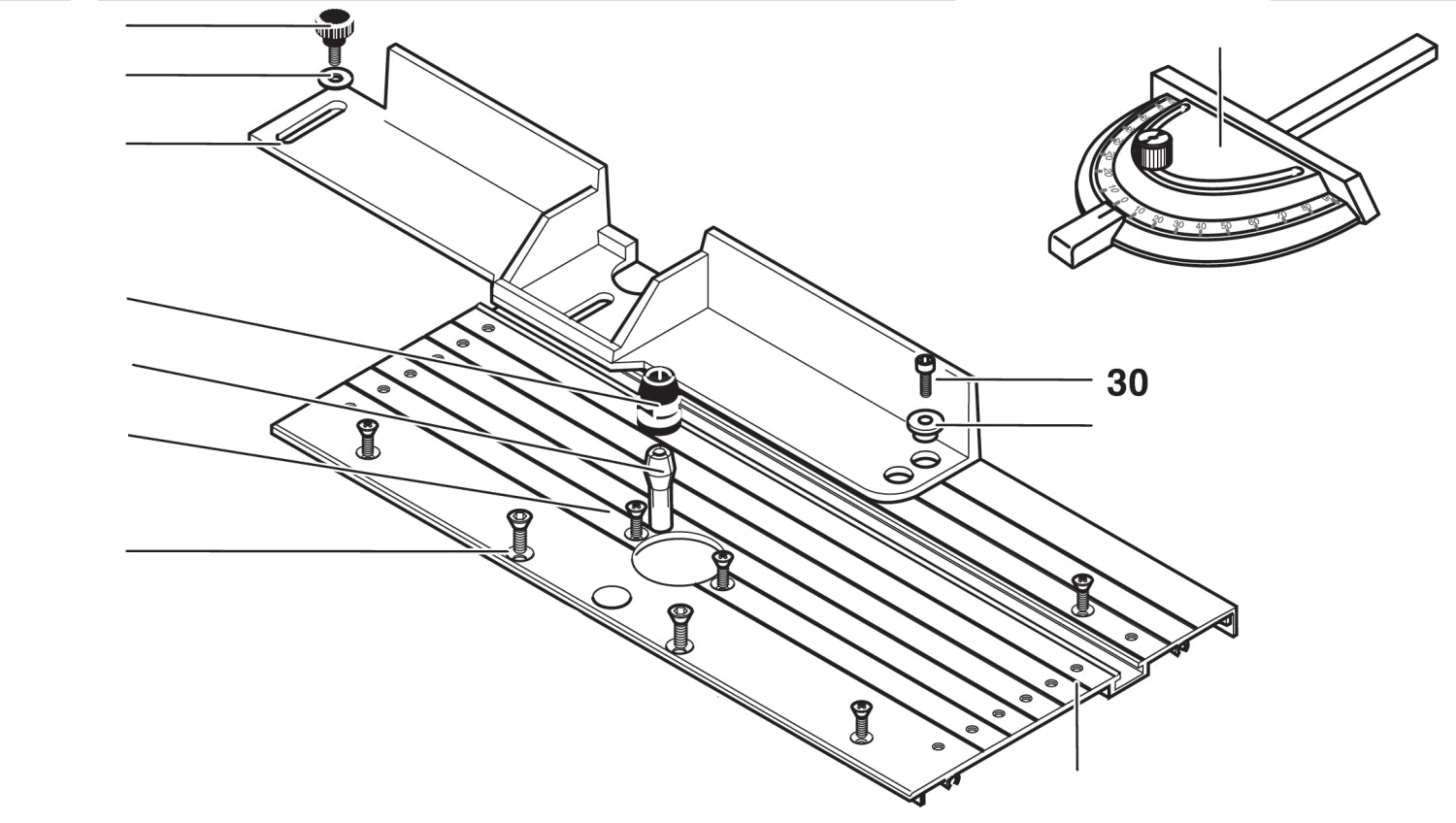 PROXXON 27050-30 Zylinderschraube für MICRO Profiliergerät MP400
