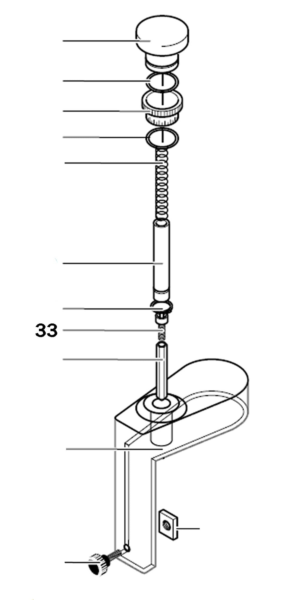PROXXON 27050-33 Zylinderschraube für MICRO Profiliergerät MP400