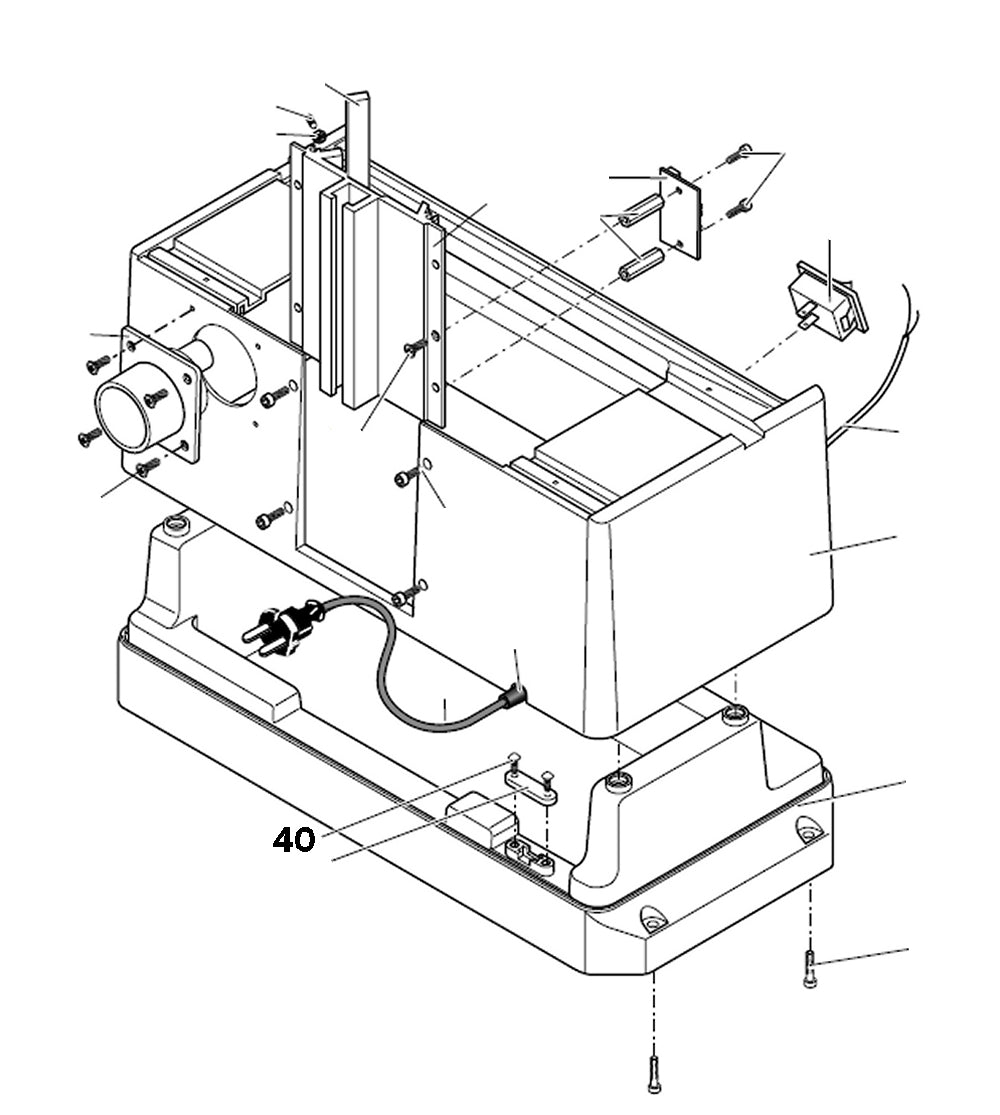 PROXXON 27050-40 Befestigungsschraube für MICRO Profiliergerät MP400