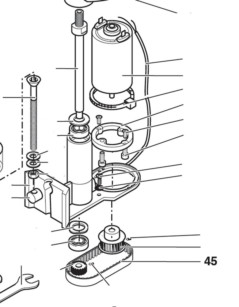 PROXXON 27050-45 Zahnriemen Antriebsriemen Ersatzteil für MP400