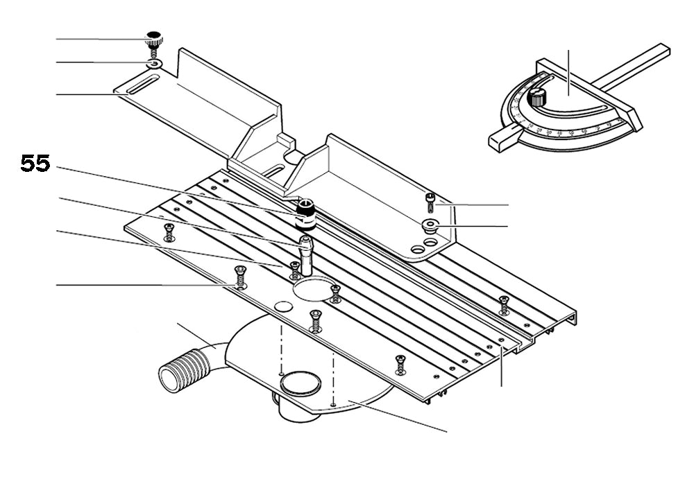 PROXXON 27050-55 Überwurfmutter für MICRO Profiliergerät MP400
