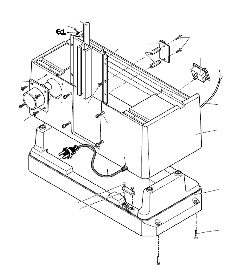 PROXXON 27050-61 Sechskantmutter für MICRO Profiliergerät MP400
