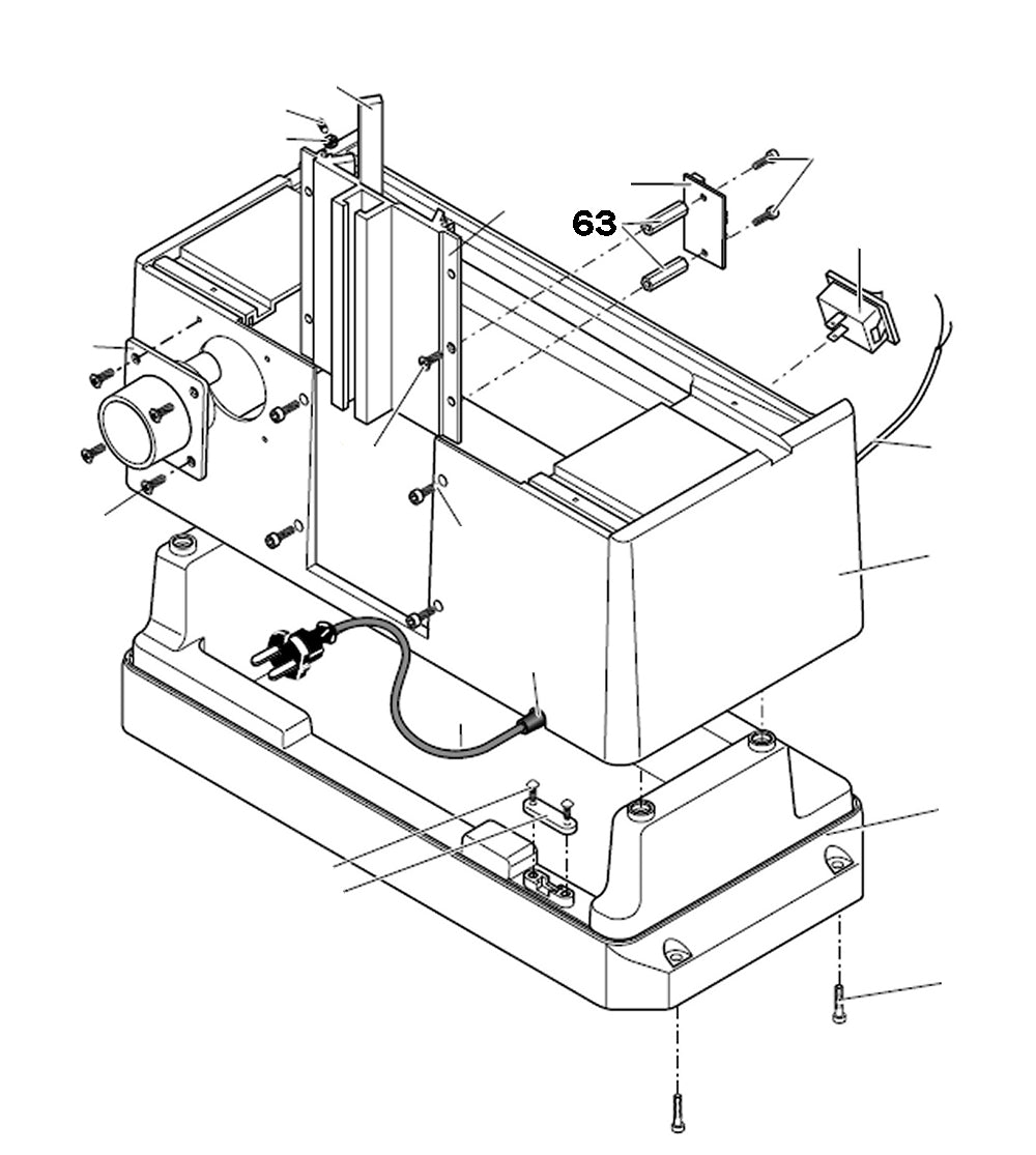 PROXXON 27050-63 Abstandsbolzen für MICRO Profiliergerät MP400