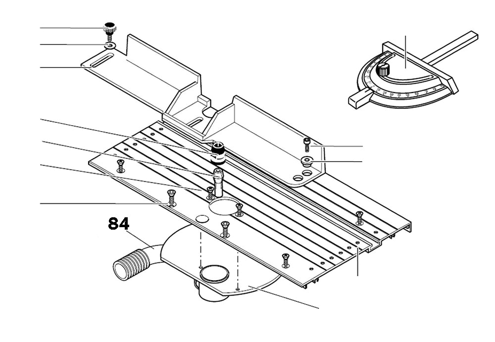 PROXXON 27050-84 Absaugschlauch für MICRO Profiliergerät MP400