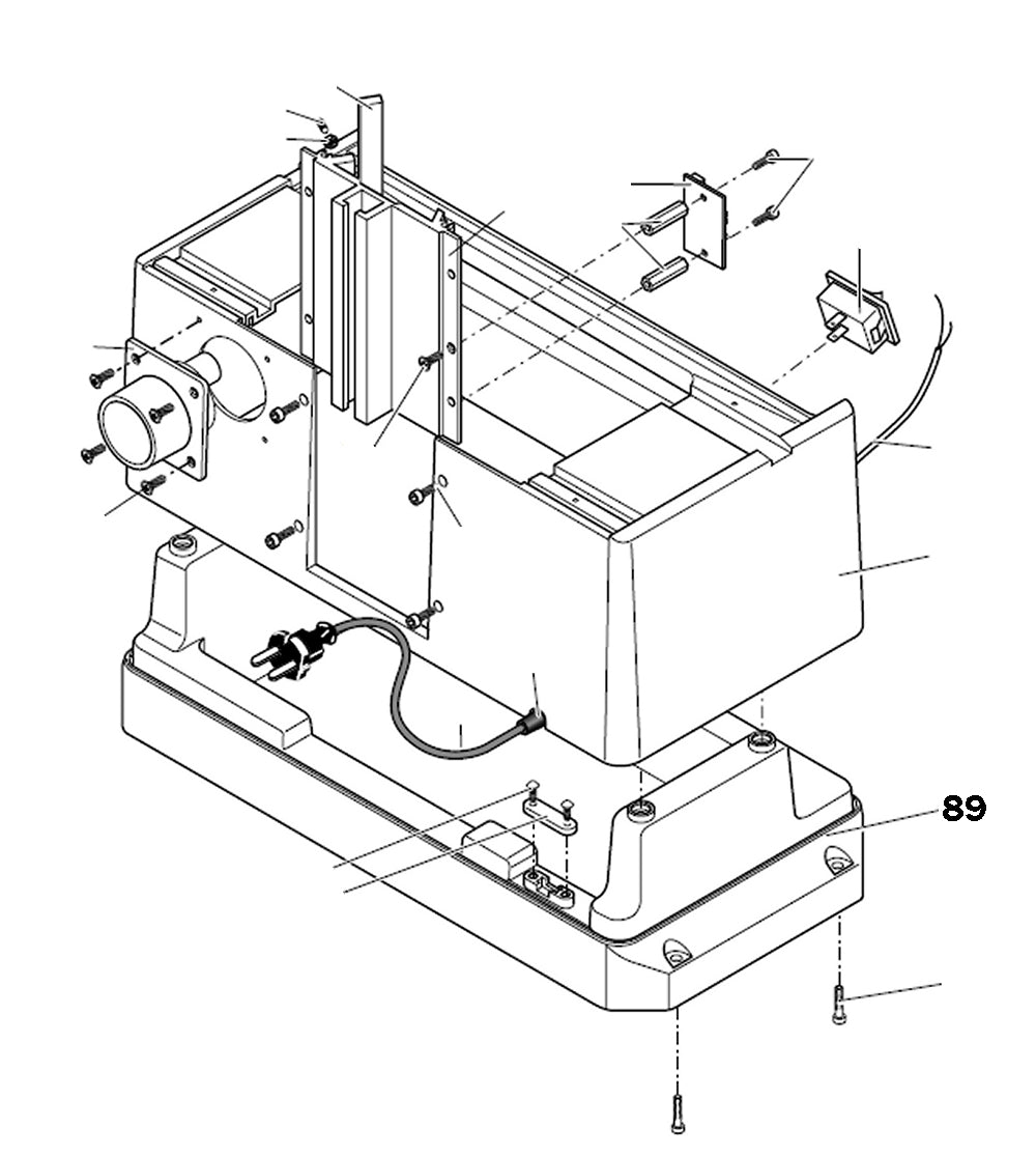 PROXXON 27050-89 unteres Gehäuseteil für MICRO Profiliergerät MP400