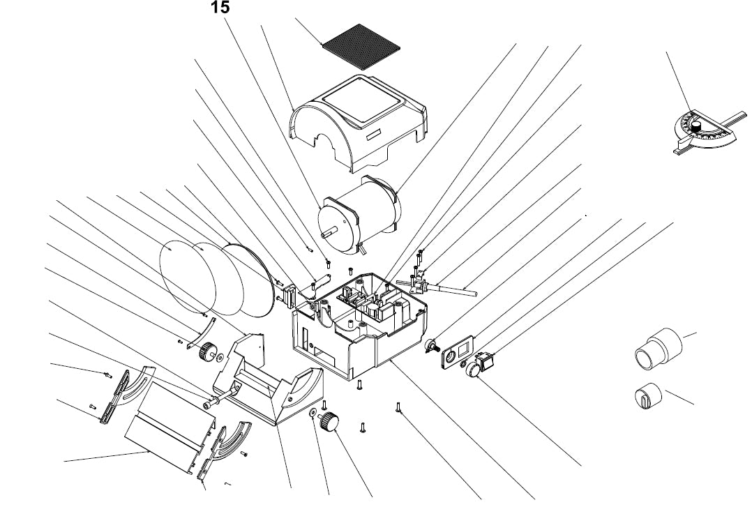 PROXXON 27060-15 Motor für Tellerschleifgerät TG125/E