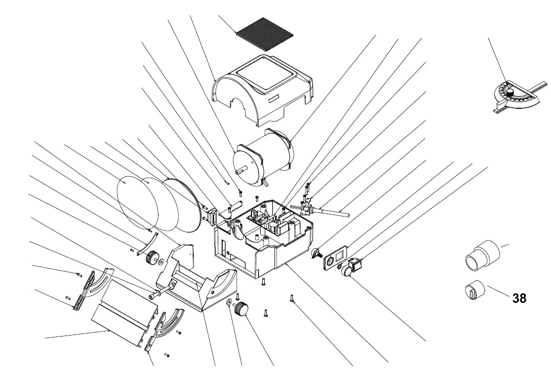 PROXXON 27060-38 Reduzierstück für Tellerschleifgerät TG125/E