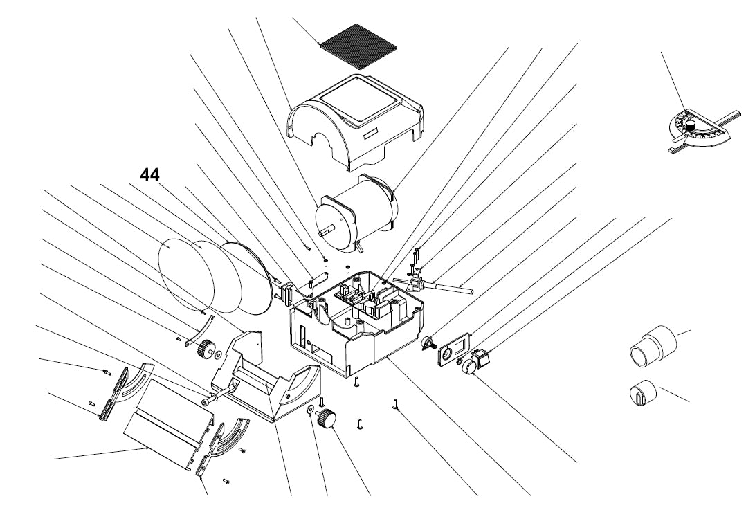 PROXXON 27060-44 Schleifteller Ø125mm für Tellerschleifgerät TG125/E