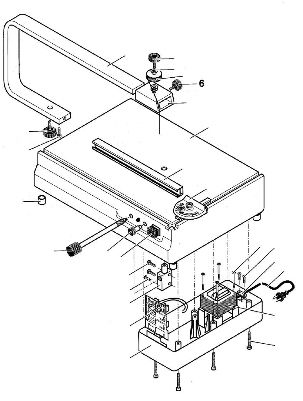 PROXXON 27080-06 Rändelschraube kurz für Thermocut 230/e