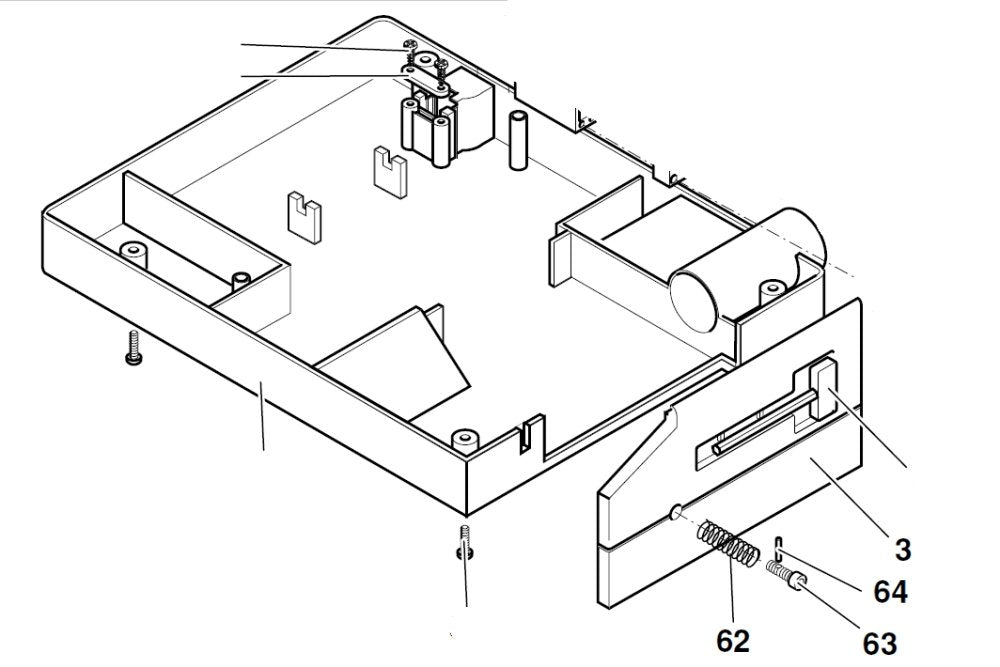 PROXXON 27088-03 Schiebetür für Dekupiersäge DS230/E inkl. Verschluß
