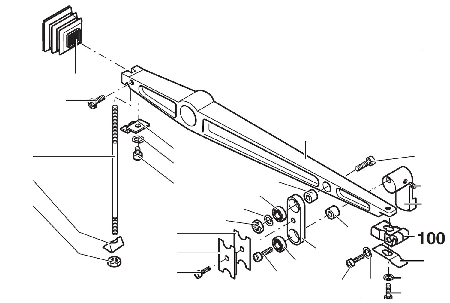 PROXXON 27090-100 Sägeblatthalter Klemmhalter unten für Dekupiersäge DSH/E 27090