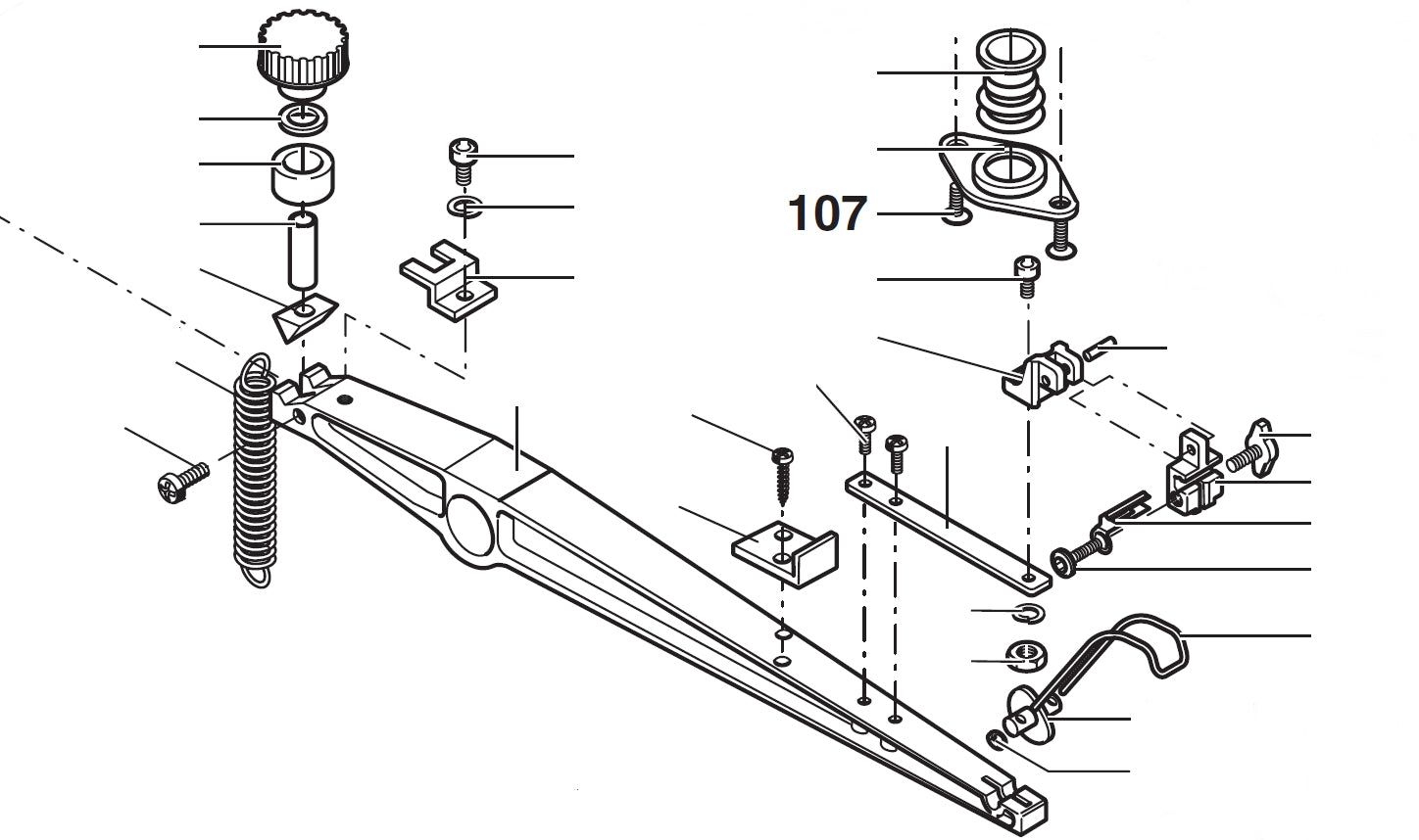 PROXXON 27090-107 Schraube für Dekupiersäge DSH/E 27090