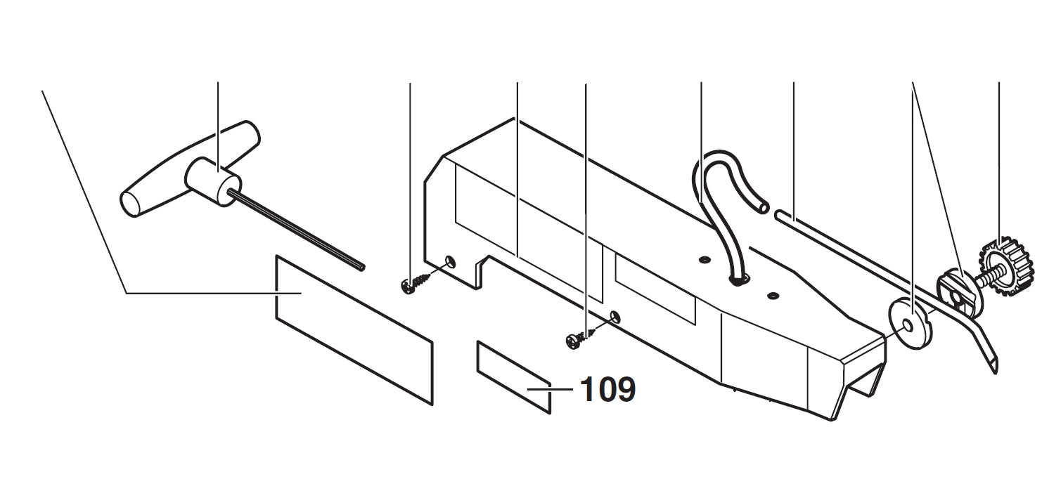 PROXXON 27090-109 Label für Dekupiersäge DSH/E 27090