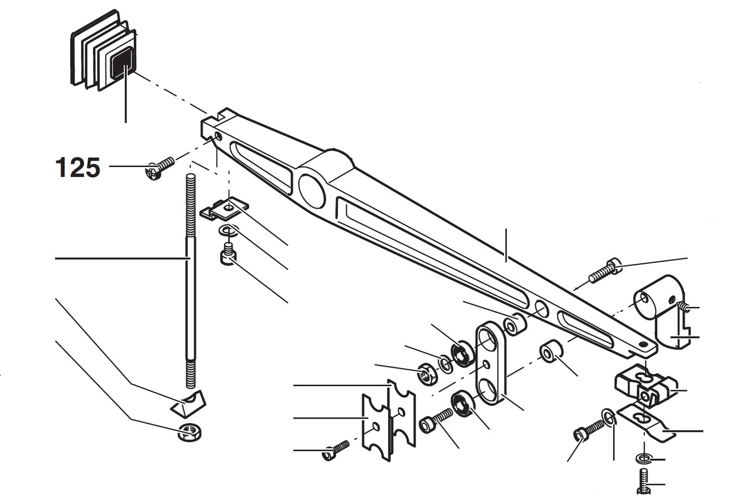 PROXXON 27090-125 Schraube für Dekupiersäge DSH/E 27090